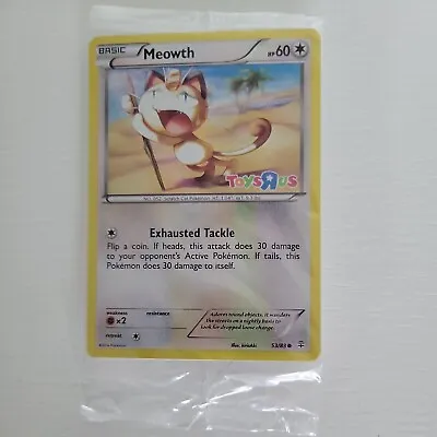 $8.99 • Buy Meowth 53/83 Toys R Us Sealed Promo Pokemon Card