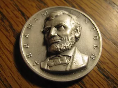 Medallic Art Co.  Abraham Lincoln  .999+ Silver Medal 25 Grams / .8 Oz.  #C 14 • $39.99