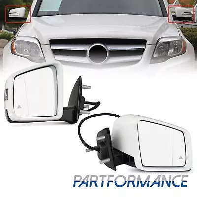 Pair White Side Door Mirror For 2005-2011 Mercedes Benz M GL Class ML63 ML350 • $232.50