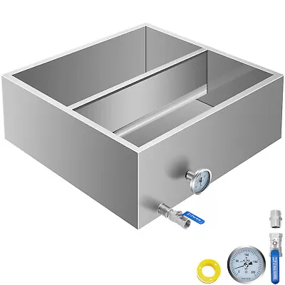 2'x2' Maple Syrup Evaporator Pan Divided Pan W/ Thermometer Stainless Steel 18ga • $212.99