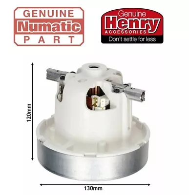 Henry Hoover Vacuum Motor 205840 (DL1553T) 2015 Onwards 620w Genuine Product • £59.99