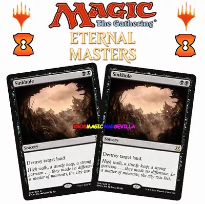 MTG 2 X Sinkhole ETERNAL MASTERS ENGLISH NM • $27.54