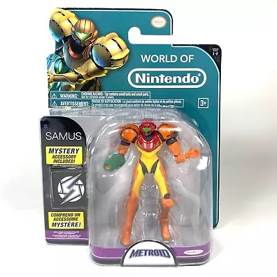 Jakks World Of Nintendo 2015 Metroid SAMUS Figure 4.5  Series 1-2 ~ NEW! • $59