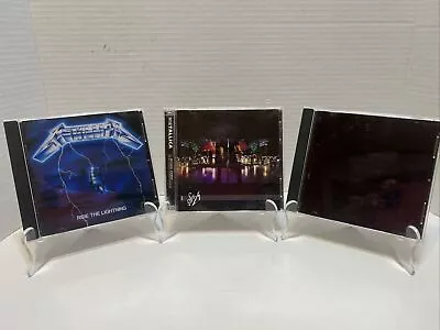 Metallica- 3 CD Lot - Ride The Lightning S&M Self Titled • $15.99
