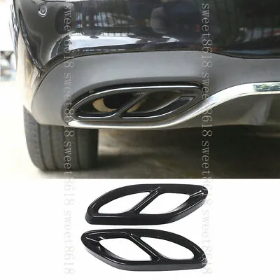 For Benz A B C E CLA GLC GLE GLS Class Cylinder Exhaust Pipe Mufflers Cover Trim • $26.99