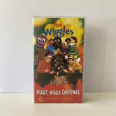 The Wiggles WIGGLY WIGGLY CHRISTMAS VHS Video ABC Video 1997 - ORIGINAL WIGGLES • $19.90