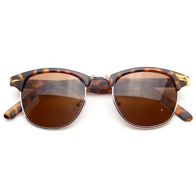 £9.73 • Buy Vintage Club Inspired Master Half Frame Rimless Sunglasses