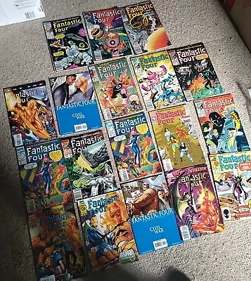 Bulk FANTASTIC FOUR Marvel Comics Lot X18 Sum Vintage 80s 90s Bundle  • $34