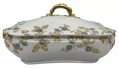 Haviland Limoges Schleiger 722-3 Rectangular 7   Covered Dish   AS IS   • $20