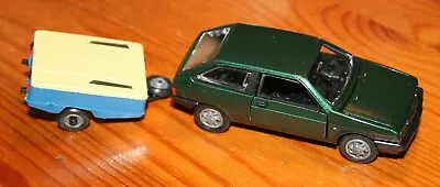 VAZ 2108 Green Metallik W/ Skif-M Trailer 1:43 W / Original Box MOM 1998 • $129.99