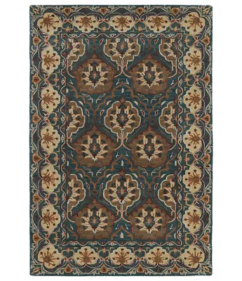 $689 • Buy 8x10 Arts & Crafts William Morris Style Hand Tufted Wool Area Rug *FREE SHIPPING