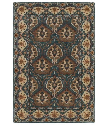 $689 • Buy 8x10 Arts & Crafts William Morris Style Hand Tufted Wool Area Rug *FREE SHIPPING