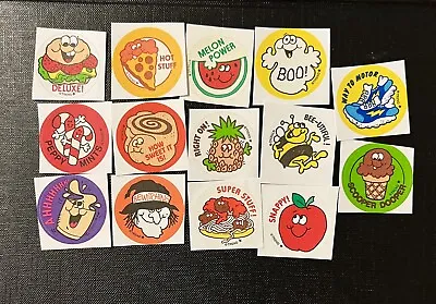 14 Trend Scratch & Sniff Retro 80s Repro Stickers. Free Shipping! Set #3 1980s • $9