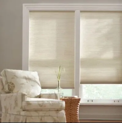 NEW Cordless Parchment Cellular Shades Light Filtering 36 In X 72 In • $25