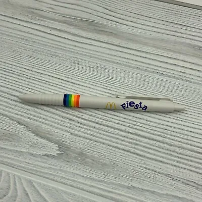 Vintage 1980's Mcdonald's Chicken Nuggest Fiesta Rainbow Promo Pen • $14.36