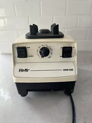 Vintage Vitamix 5000 Total Nutrition  Center Model VM0103 Base Only Tested Works • $70