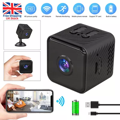 Mini Wifi IP Camera DVR Micro Motion Sensor HD 1080P Home Security Camera UK • £16.99