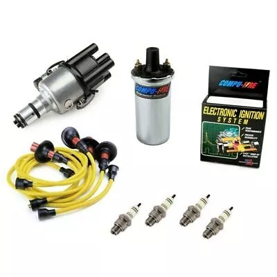 Vw Bug Ignition Kit 009 Distributor W/Compufire12V Compufire Coil Yellow Wires • $299.95