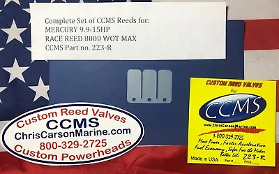 CCMS Mercury/Mariner Race Outboard Reed 9.9-15hp PN.223-R • $30