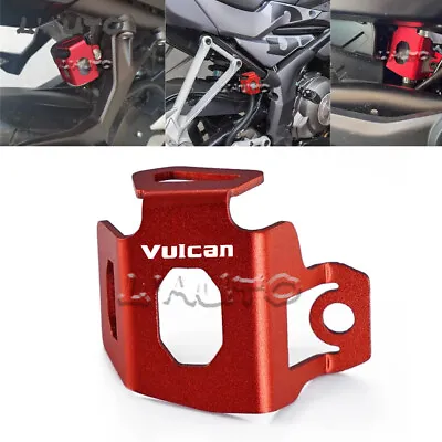 Red Rear Brake Fluid Oil Reservoir Guard Cover For Kawasaki Vulcan VulcanS 650 • $11.99