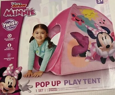 Disney Junior Minnie Mouse Pop Up Play Tent NIB NEW-Free Shipping • $19.99