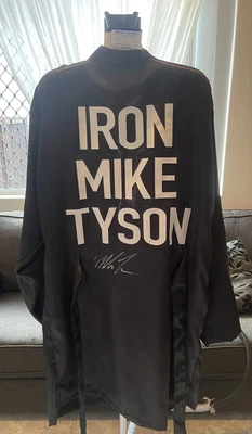 $699.99 • Buy Mike Tyson Signed Black Boxing Robe PSA/DNA AUTO Sz XL