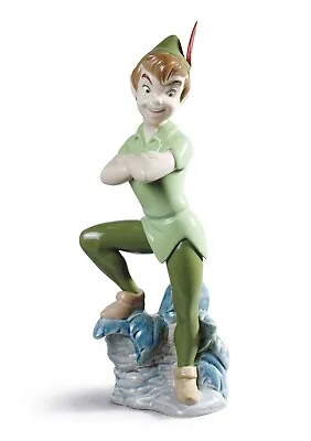 Nao By Lladro  Disney Peter Pan Porcelain Figurine 02001835 • £170