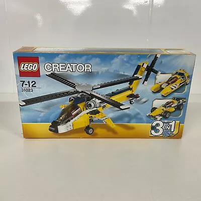 LEGO Creator 3 In 1 Yellow Racers 31023 Complete Set - Sealed Box (J2) W#622 • $9.99