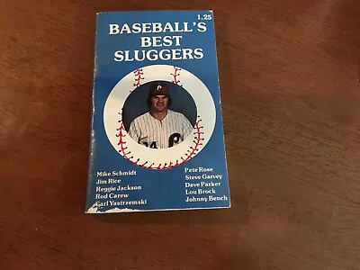 Vintage Baseball's Best Sluggers (1979) Vintage Paperback Book - (Bob Hunter) • $7.99