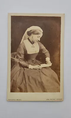 Cdv Of Lady White Veil Maybe Actress? By Adolphe Beau Of Regent St London • £5.99