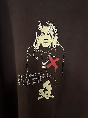 Rare Vintage Kurt Cobain Large T-Shirt 2005 • $40