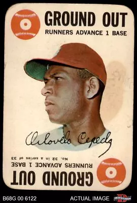 1968 Topps Game #32 Orlando Cepeda  Cardinals HOF 1.5 - FAIR • $2.20