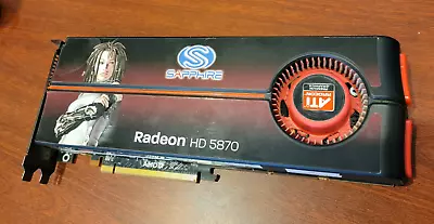 Sapphire Technology ATI Radeon HD 5870 (21161-00) 1 GB GDDR5 SDRAM PCI Expre • $49.99