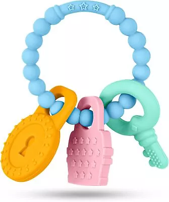 Baby Teething Toy Silicone Teether Baby Chew Soother By Vicloon FAST FREE P&P • £5.45