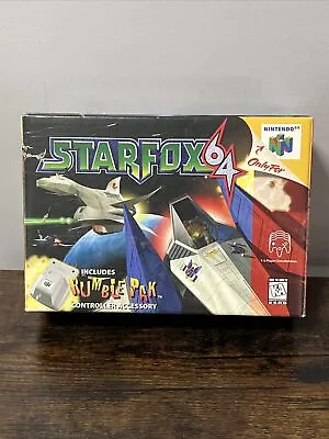 Star Fox 64 (Nintendo 64 | N64) Authentic BIG BOX ONLY EMPTY ~ Condition Issues • $55.99