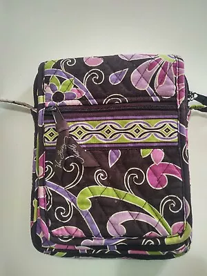 Vera Bradley Crossbody  Mini-hipster Gabby Purple Punch Floral Purse  • $7.99