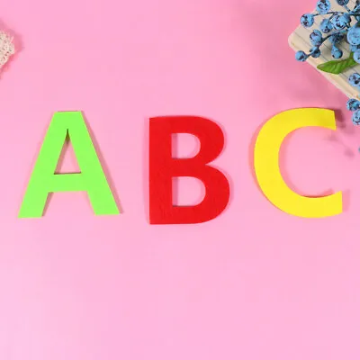  50 Pcs Fabric Letters Felt Alphabet For Crafts Decor Number • £6.19