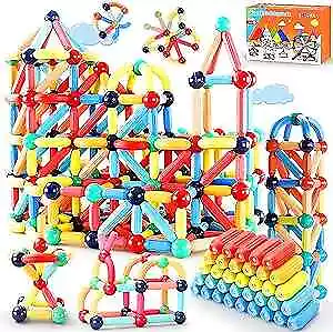  64 Pcs Magnetic Building Blocks STEM Educational Toy For Kids Super Player Set • $43.65