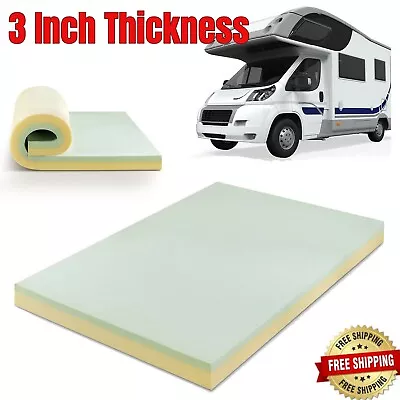 Memory Foam Mattress Topper Camping Pad Short Queen Size For RV Camper Bed • $135.99