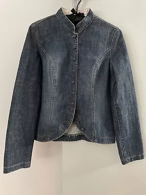 Review Women’s Denim Jacket Size 10 • $18