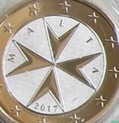 Malta Coin 1€ Euro Chose List 2008 2017 2019 Maltese Cross Knights Templar Arrow • $6.08