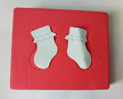 £8 • Buy 1  Thick Wooden Die - Baby Socks (Works With Sizzix Bigz Pro)
