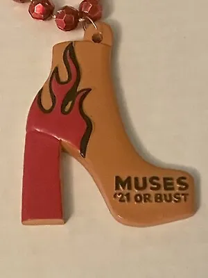 KREWE OF MUSES - SHOE OF YEAR BEAD 2022 Parade Mardi Gras • $5