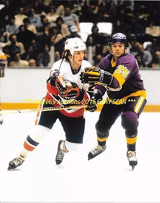 MIKE BOSSY Battles 4 Position Vs Kings 8x10 Photo NEW YORK ISLANDERS HOF GREAT • $7.99