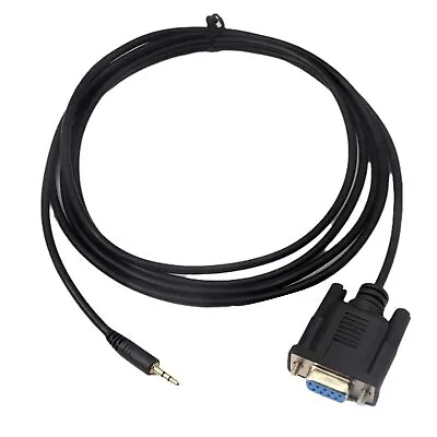 RS232 DB9 9 Pin Female To 2.5mm Male TRS Stereo Serial Data Converter Cable 1.8m • £5.95