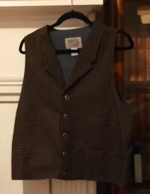 Frontier Classics Men's Vest  Striped Brown/Navy • $59.99