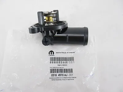 Genuine OEM Mopar Chrysler Dodge Ram 5184570AJ Thermostat W/ Housing Assy • $42.47