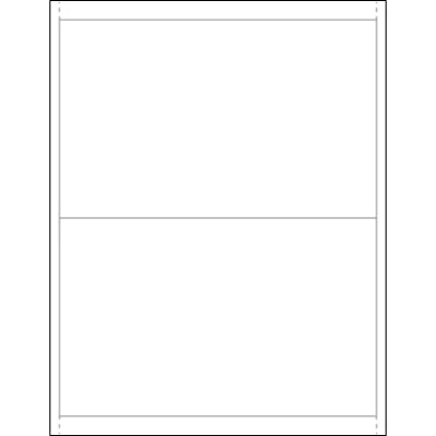 Vinyl Envelope Inserts: 100/Case - 5 X 8  2 Per Sheet For Easy Labeling • $49.34