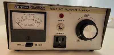 BK Precision Dynascan Variable AC Power Supply Model 1653 * Vintage * Works! • $190