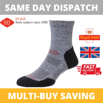 HJ Hall ProTrek Wooltech Mountain Climb Socks – Men’s High Calf Hiking Socks (HJ703)